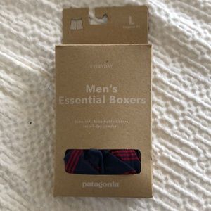 New in box men’s Patagonia essential boxers